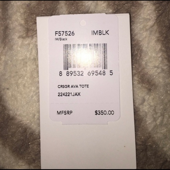 Black coach Ava tote - Picture 4 of 5